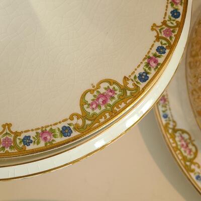 Lot 124: Canonsburg Serving China & Elegant Glassware