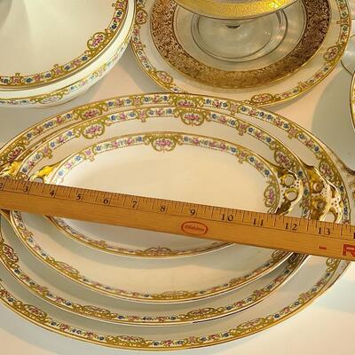 Lot 124: Canonsburg Serving China & Elegant Glassware