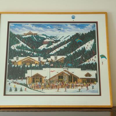 Lot 127: Signed & Numbered Artwork, "Mountain Majesty" by Jane Wooster 