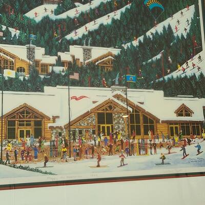 Lot 127: Signed & Numbered Artwork, "Mountain Majesty" by Jane Wooster 
