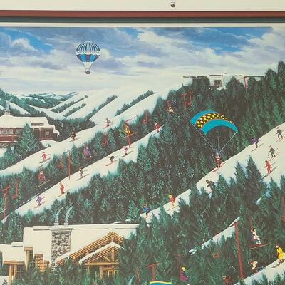 Lot 127: Signed & Numbered Artwork, "Mountain Majesty" by Jane Wooster 