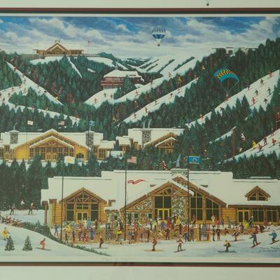 Lot 127: Signed & Numbered Artwork, "Mountain Majesty" by Jane Wooster 
