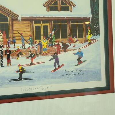 Lot 127: Signed & Numbered Artwork, "Mountain Majesty" by Jane Wooster 