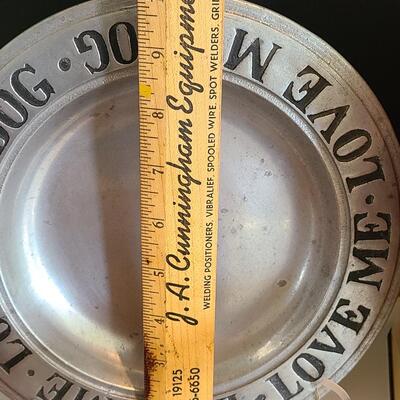 Lot 129: Vintage Puppy Chow Dog Treat Pottery Canister and More 