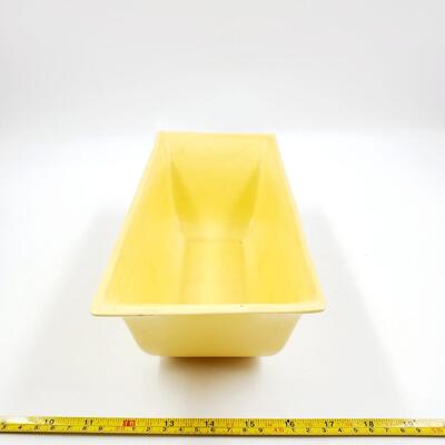 VINTAGE ROYAL HAEGER YELLOW PLANTER AND CANDLE HOLDER BUNDLE