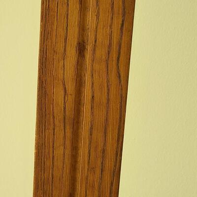 Lot 133: Antique/Vintage Tyro Wooden Downhill Skis with poles 