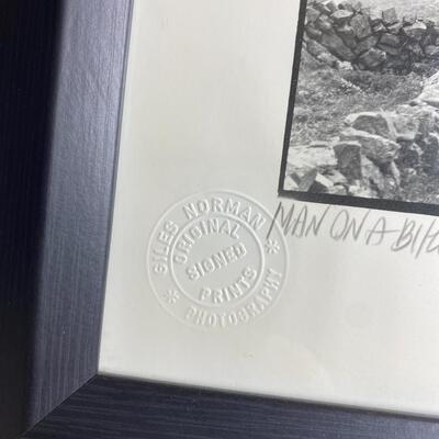 Giles Norman Framed Original Signed Print ‘91 Aran Islands Ireland