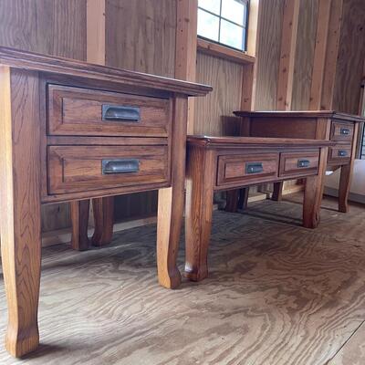 Lot 1 - Coffee and End Tables 