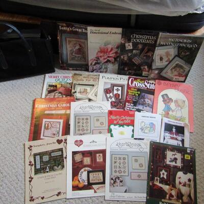 LOT 141  CRAFTING BOOKS, PATTERNS & INSTRUCTIONS
