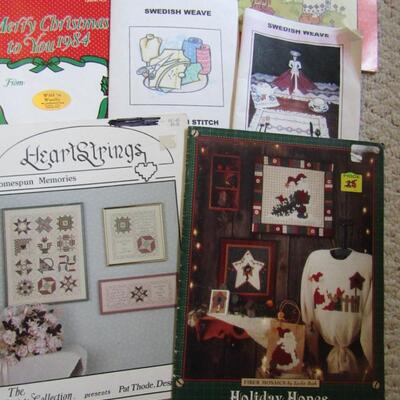 LOT 141  CRAFTING BOOKS, PATTERNS & INSTRUCTIONS