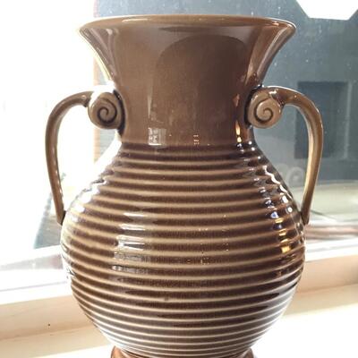 Lot #8 -- 3 piece Gold Ringed ceramic set