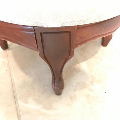 Lot #9 -- Small round footstool