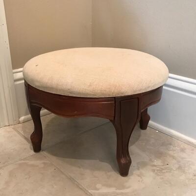 Lot #9 -- Small round footstool