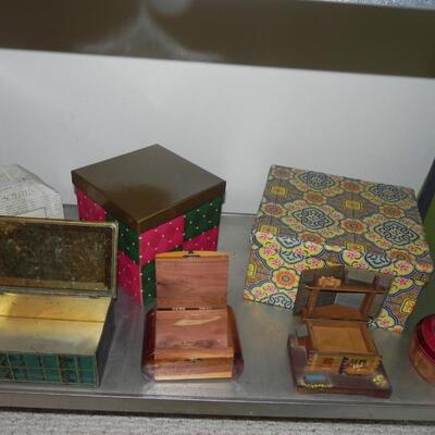 LOT 134  MUSICAL AND OTHER BOXES