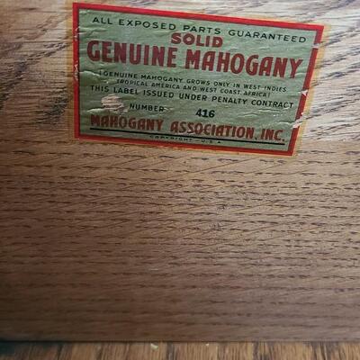 Lot 146: Excellent Solid Mahogany Dresser 