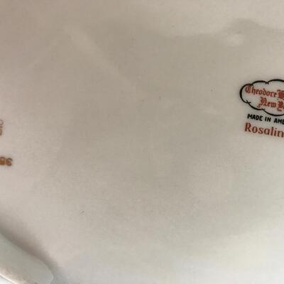 Lot #12 -- Haviland Limoges platter "Rosalinde"