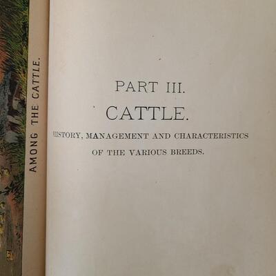 Lot 144: Vintage Bombay Curio Display Table & Antique Farm/Husbandry Book 