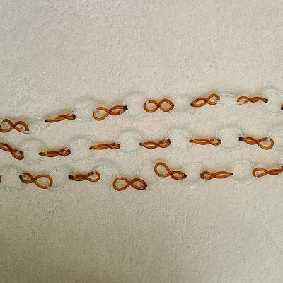 Lot 145: Handblown Antique Glass Chain 