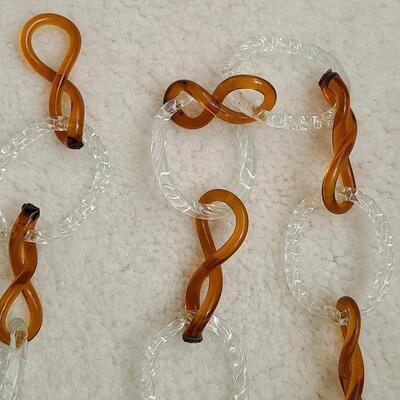 Lot 145: Handblown Antique Glass Chain 