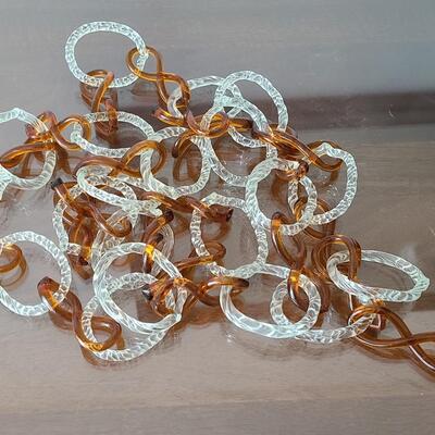 Lot 145: Handblown Antique Glass Chain 