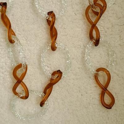 Lot 145: Handblown Antique Glass Chain 