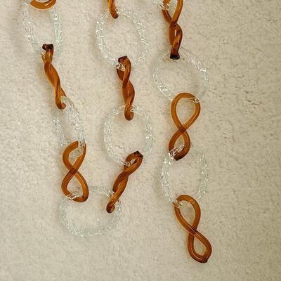 Lot 145: Handblown Antique Glass Chain 
