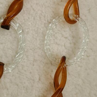 Lot 145: Handblown Antique Glass Chain 