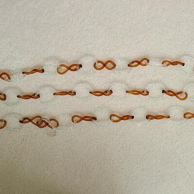 Lot 145: Handblown Antique Glass Chain 