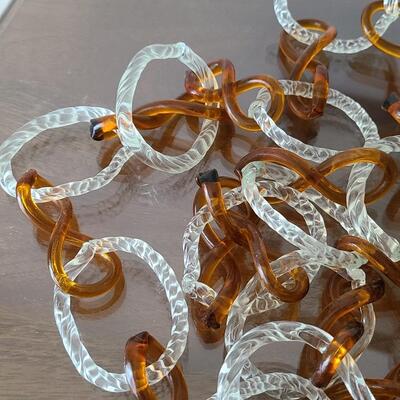 Lot 145: Handblown Antique Glass Chain 
