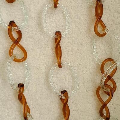 Lot 145: Handblown Antique Glass Chain 