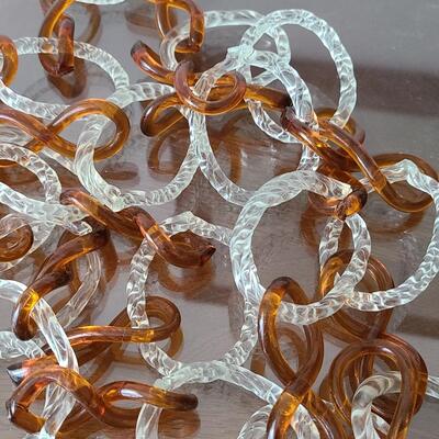 Lot 145: Handblown Antique Glass Chain 