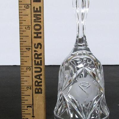Vintage Lead Crystal Glass Bell, Tritschler Winterhalder, West Germany