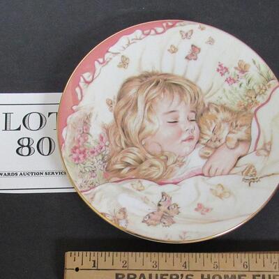 Vintage 1987 Monday's Child by Pam Cooper, Royal Worcester Crown Ware