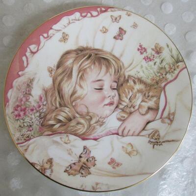 Vintage 1987 Monday's Child by Pam Cooper, Royal Worcester Crown Ware
