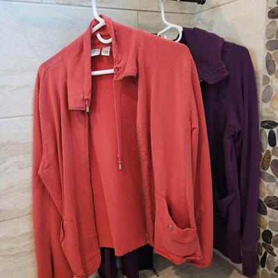 Lot 447: Ladies Zip Up Light Jackets (2)