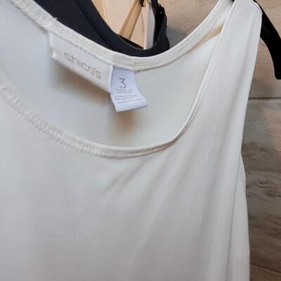 Lot 454: Black & White Tank Tops Lot (8)