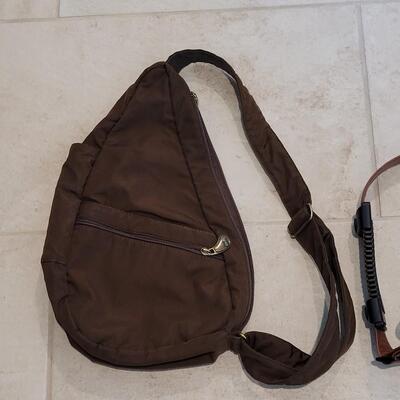 Lot 455: (2) Purses lot (1 Nylon and 1 Leather)