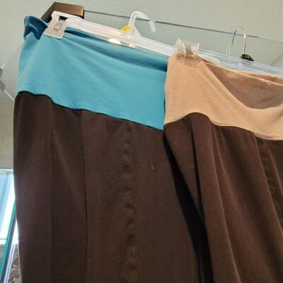 Lot 464: (4) Color Waist Band Black Lounge/Workout Pants- extra large