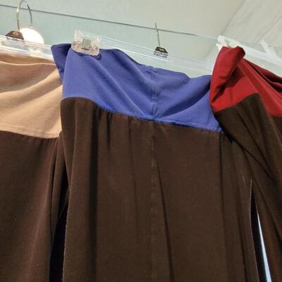 Lot 464: (4) Color Waist Band Black Lounge/Workout Pants- extra large