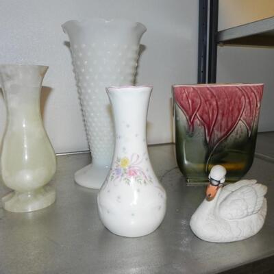 LOT 130  COLLECTIBLE VASES