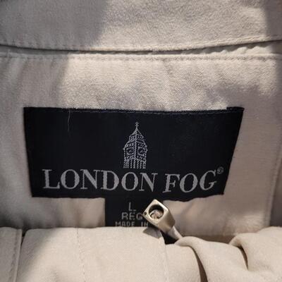 Lot 470: London Fog Coat with Removable Hood (Suede like texture)