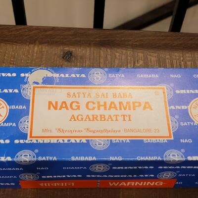 Lot 478: Incense Box and Box of Nag Champa Incense 