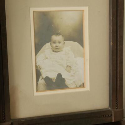 Lot 111: Antique Black & White Framed Photos/Frames 