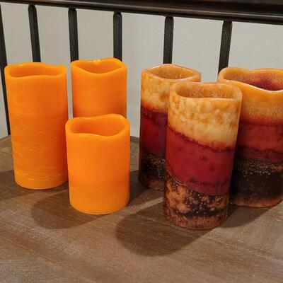 Lot 483: Battery Powered Wax Candles 