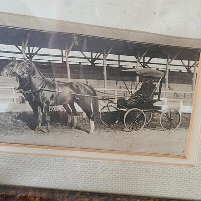 Lot 113: Vintage/Antique Black & White Photos of Men (Cars/Horse & Buggy etc)