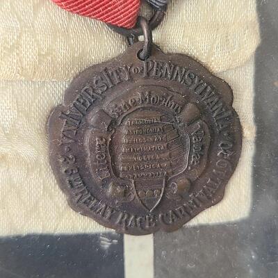 Lot 116: 1929 University of Pennsylvania Medal,  Sports Memorabilia & More 