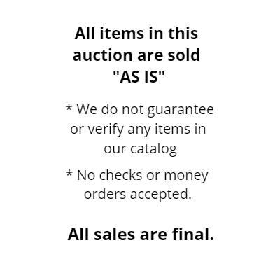 GENERAL AUCTION INFORMATION [N.S.L.]