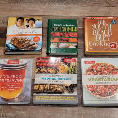 Lot 497: (6) Cookbooks