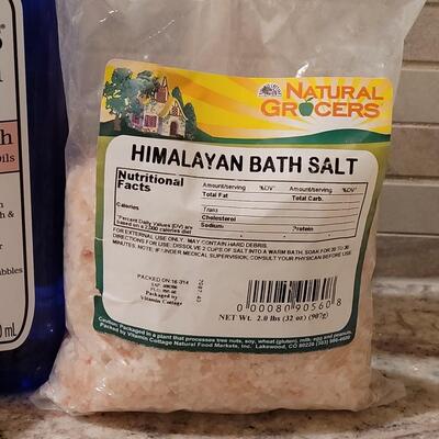Lot 505:  Bath Salts, Bubble Bath and Lotion 
