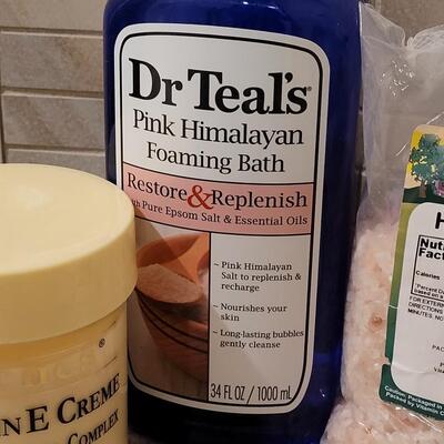 Lot 505:  Bath Salts, Bubble Bath and Lotion 